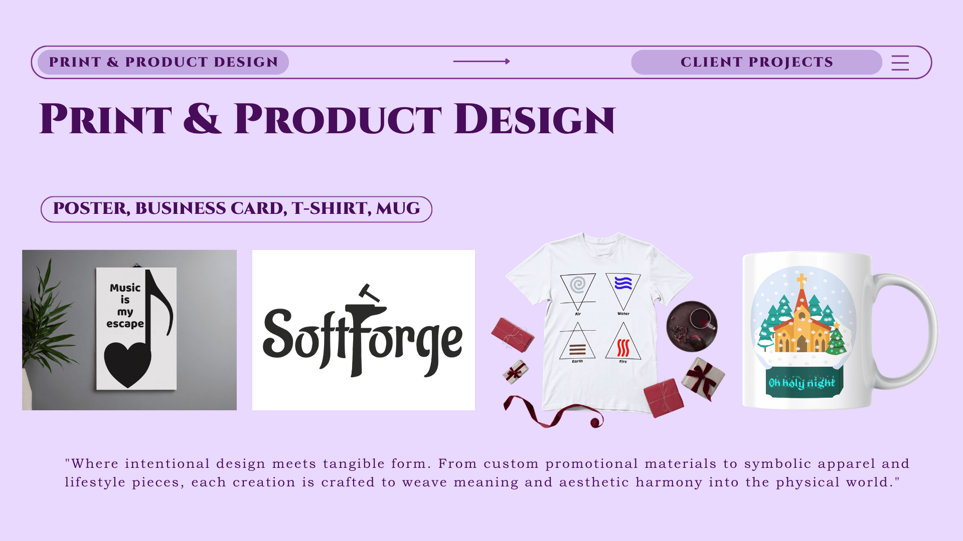 Print & product design