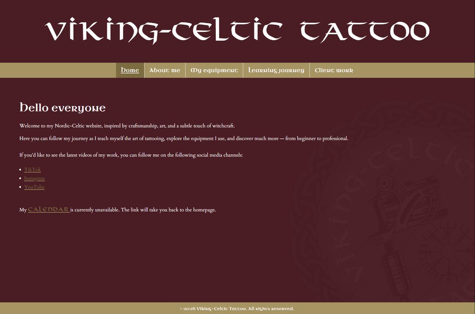 Homepage of Viking-Celtic Tattoo
